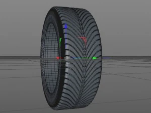 car tire 3D Model