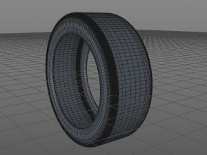 car tire 3D-Modell