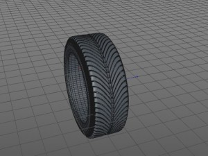 car tire 3D-Modell