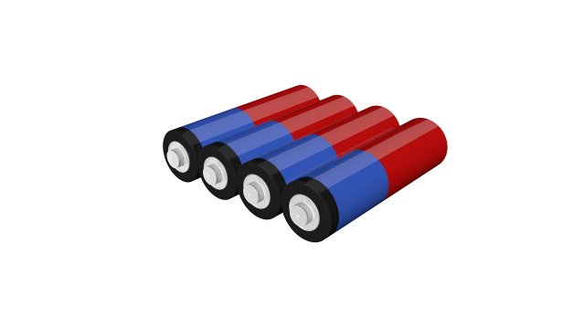 small battery 3D Model .c4d .max .obj .3ds .fbx .stl .blend 