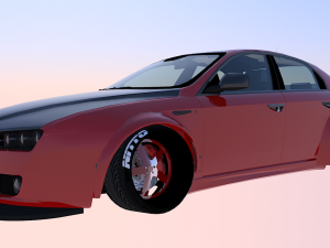 alfa romeo 159 3D 模型