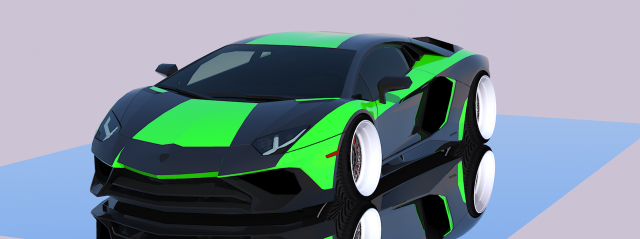lamborghini avendator sv Modelo 3D .c4d .max .obj .3ds .fbx .stl .blend 