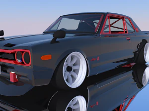 nissan skyline gtr 3D Model