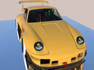 porsche 911 csr racing 3D 모델
