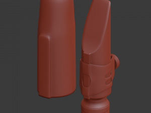 mouthpiece saxophone 3Dモデル