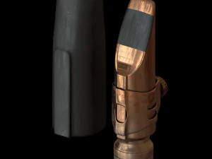 saksofon corong Model 3D