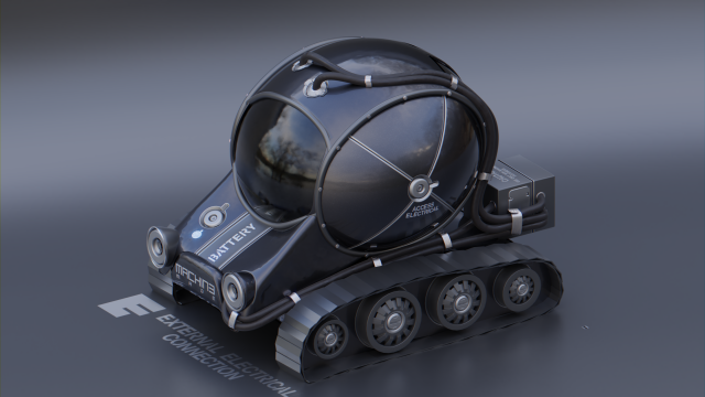 machine-vehicle Model 3D .c4d .max .obj .3ds .fbx .stl .blend 
