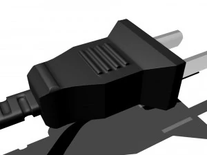 presa-spina a muro Modello 3D