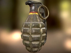 modern grenade pack 3D Model