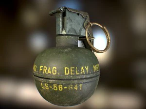 modern grenade pack 3D Model