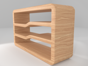 bookshelf 3Dモデル