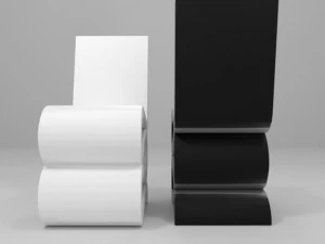 design plastic chairs 3D Model