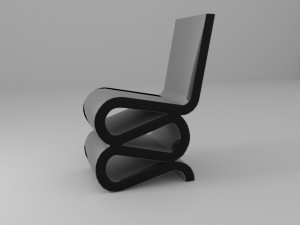 design plastic chairs Model 3D