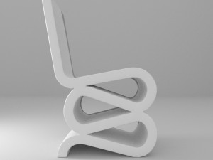 design plastic chairs Model 3D
