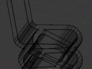 design plastic chairs Model 3D