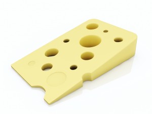 door stopper - cheese 3D Print Model