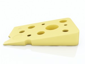 door stopper - cheese 3D Print Model