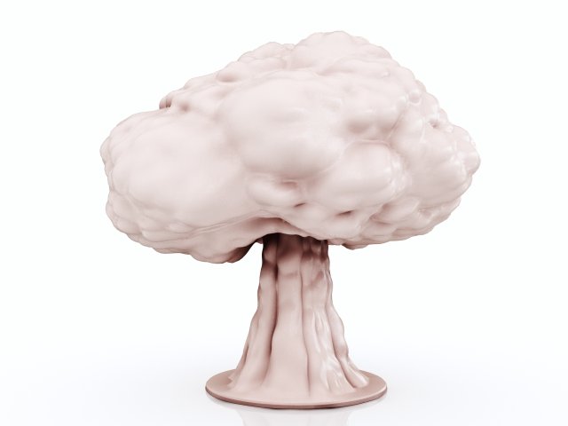 lamp - nuclear explosion Modello di stampa 3D .c4d .max .obj .3ds .fbx .stl .blend 