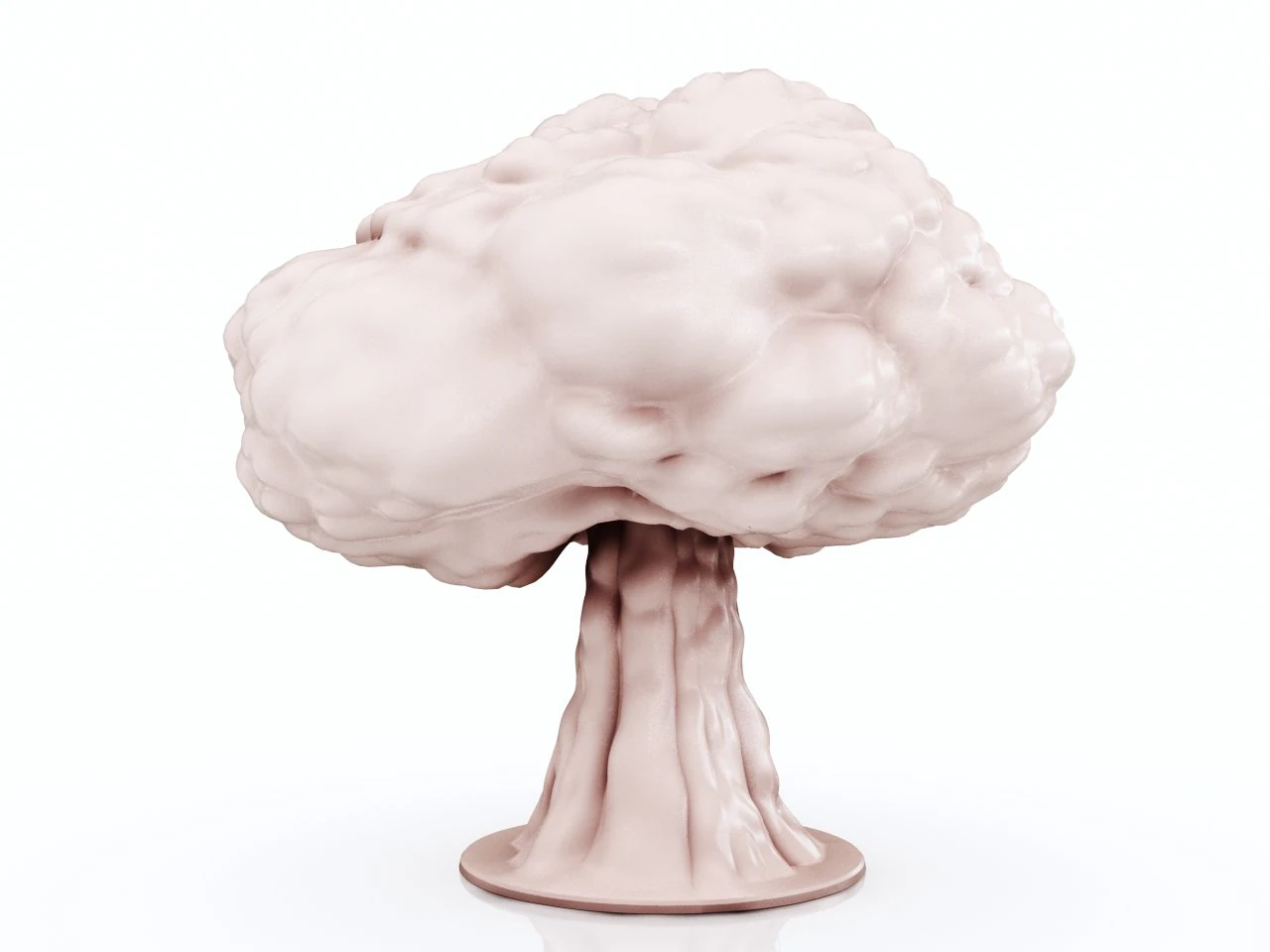 lamp - nuclear explosion 3D Print Model .c4d .max .obj .3ds .fbx .stl .blend 