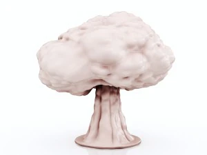 灯-核爆炸 3D 打印模型