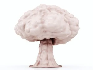 lamp - nuclear explosion 3D Print Model