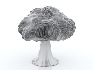 lamp - nuclear explosion Modello di stampa 3D