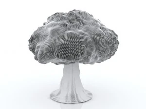 lamp - nuclear explosion 3D Print Model