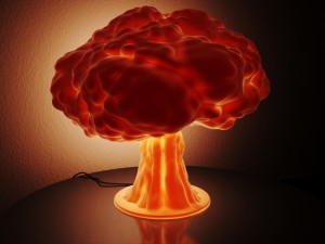 lamp - nuclear explosion 3D Print Model