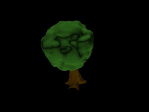 cartoon tree 3D Model