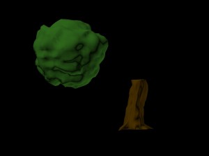 cartoon tree 3D Model
