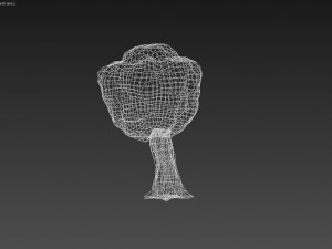 cartoon tree 3D Model