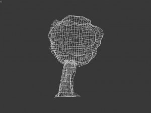 cartoon tree 3D Model