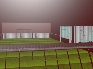 football field Modelo 3D