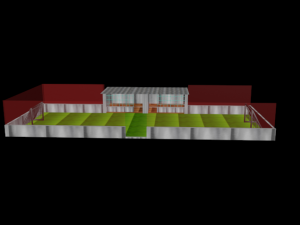 football field Modelo 3D