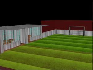 football field Modelo 3D