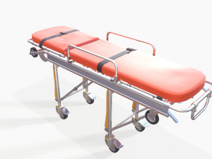 ambulance stretcher trolley 3D Модель