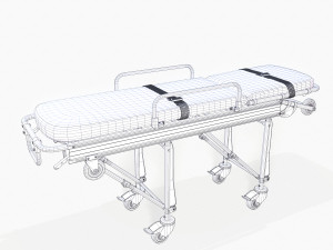 ambulance stretcher trolley 3D Модель