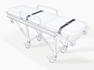 ambulance stretcher trolley 3D Модель