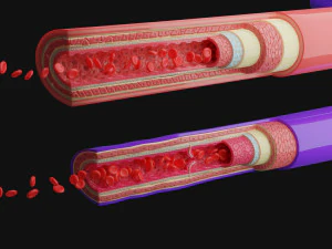 Anatomia dei vasi sanguigni 4k Modello 3D