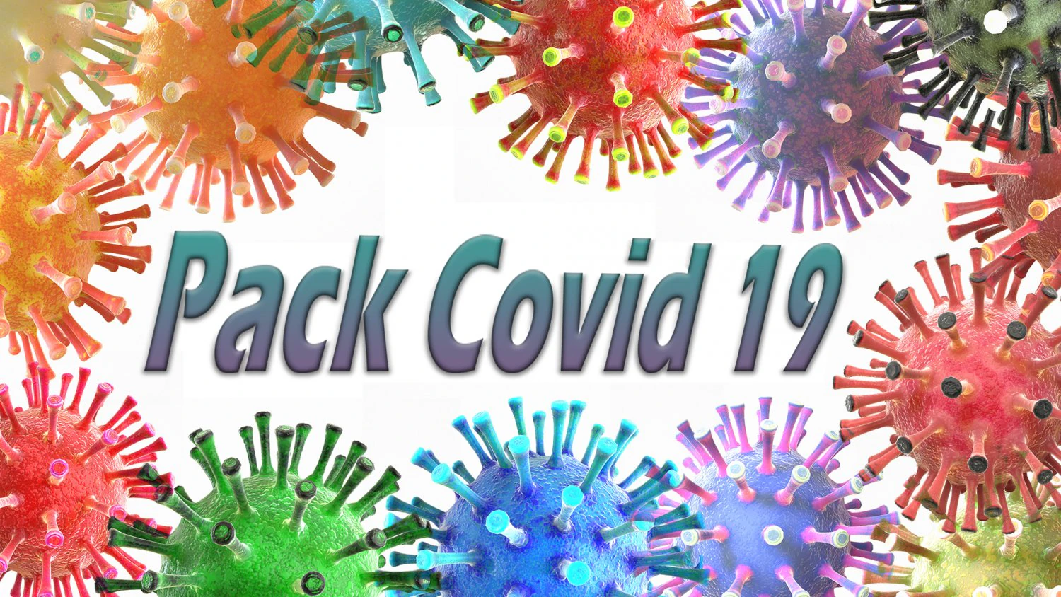 coronavirus covid 19 pack 3D Model .c4d .max .obj .3ds .fbx .stl .blend 