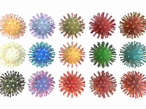 coronavirus covid 19 pack 3D Model