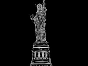 statue of liberty 3D Model