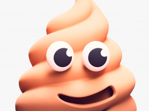 Smiling Faces Poop Emoji Collection Model 3D