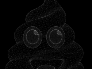Smiling Faces Poop Emoji Collection 3D Model