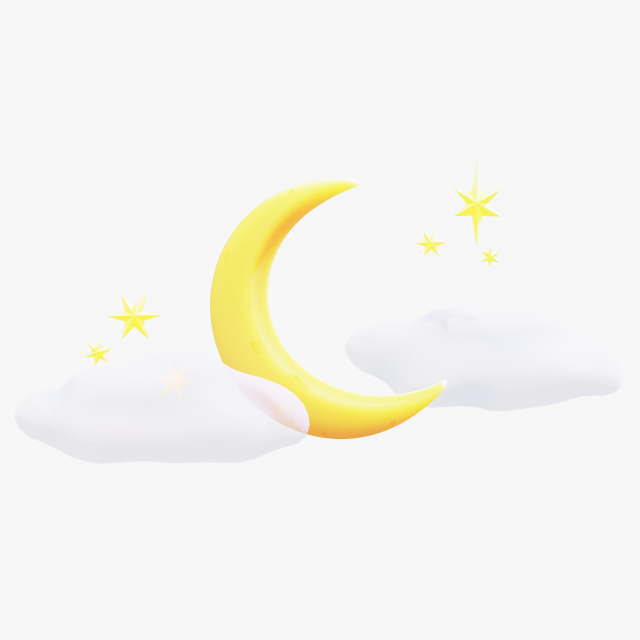 Stylized Moon Modello 3D .c4d .max .obj .3ds .fbx .stl .blend 