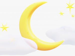 Stylized Moon Modello 3D
