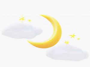 Stylized Moon Modello 3D