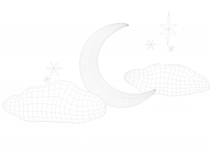 Stylized Moon Modello 3D