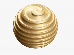 Arte da bola esf&eacute;rica Modelo 3D