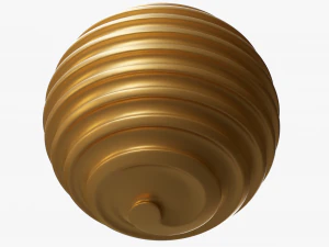 Arte da bola esf&eacute;rica Modelo 3D